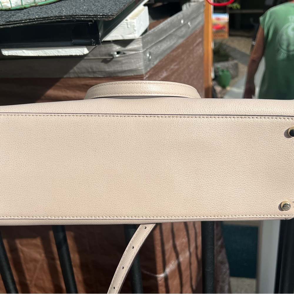 KATE SPADE Elegant  Leather Handbag Cream color - Picture 13 of 14